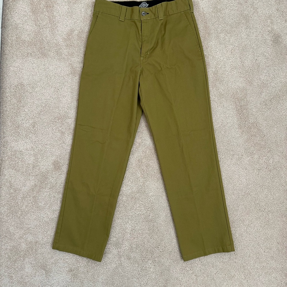 Dickies Men's Olive Green Chinos